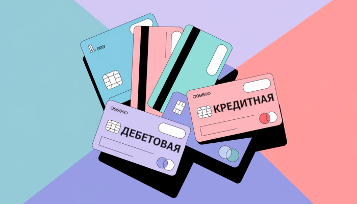 Чем отличается дебетовая карта от кредитной