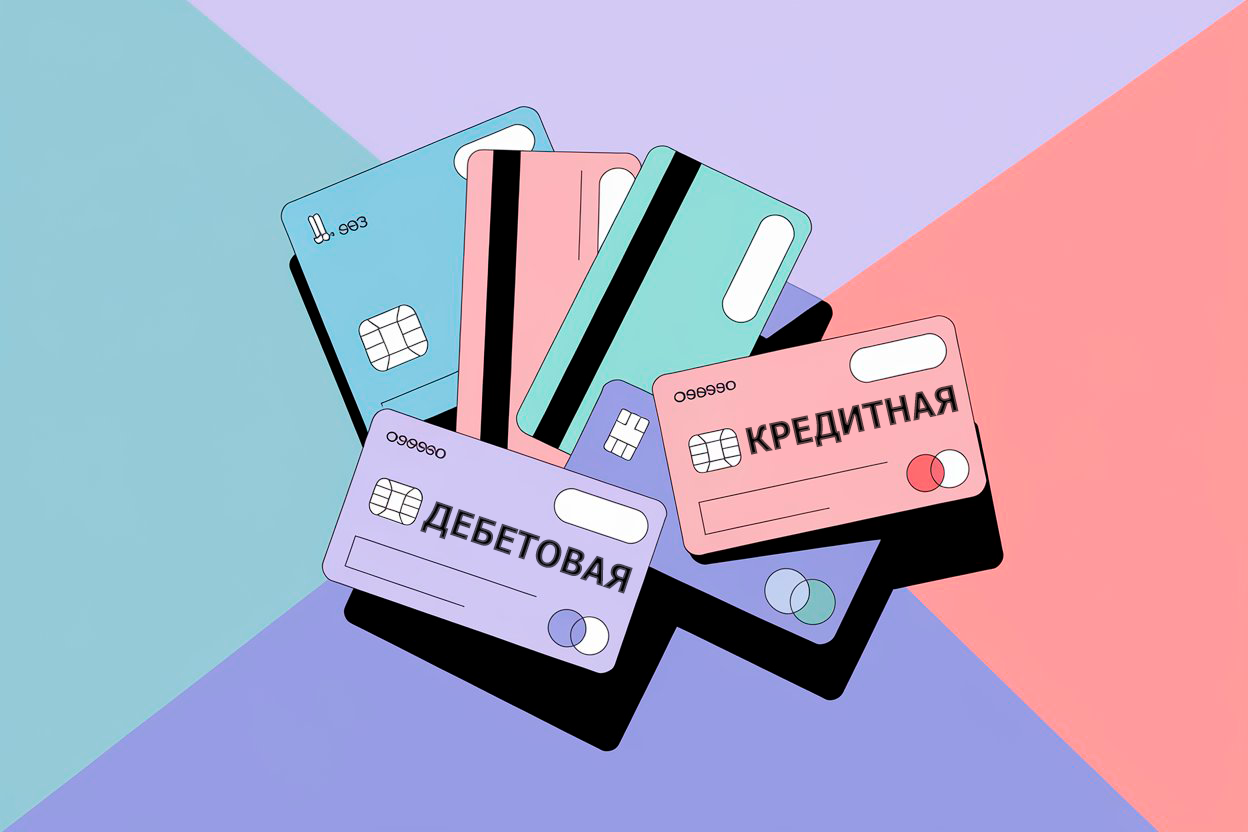 Чем отличается дебетовая карта от кредитной