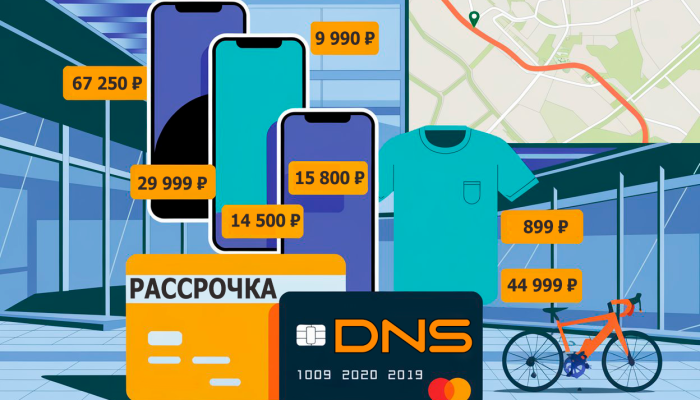 Рассрочка в DNS: как купить технику без переплат